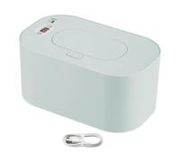 Sharplace Calentador toallitas húmedas para, caja calefactora toallitas para, dispensador húmedas gran capacidad y práctico para el, Pantalla de Temperatura Verde