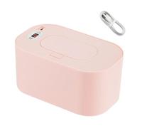 Sharplace Calentador toallitas húmedas para, caja calefactora toallitas para, dispensador húmedas gran capacidad y práctico para el, Pantalla Rosa