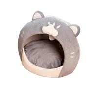 Sharplace Cama para Gatitos, Cubierta para Gatos, Tienda de Campaña Semicerrada para Gatos, Casa para Dormir para Todas, Lavable Y Acolcha