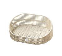 Sharplace Cama para Gatos Hecha a Mano, Cesta de Cuerda Suave con Estructura de Hierro Resistente Y Superficie Transpirable para Un Sueño Cómodo para, L