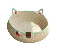 Sharplace Cama para Gatos Tejida a Mano con Cuerda Suave Resistente a Arañazos Cómoda Y Transpirable para Mascotas Pequeñas Medianas Y Grandes Adecuada para In, S