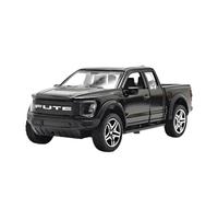 Sharplace Camioneta Miniatura, Escala 1:36, Fabricada en Metal, Modelo de Coche de Juguete, Decoración para Edades de 3 a 7 años, Idea de Regalo, Negro