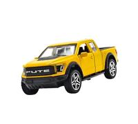 Sharplace Camioneta Miniatura, Escala 1:36, Fabricada en Metal, Modelo de Coche de Juguete, Decoración para Edades de 3 a 7 años, Idea de Regalo, Amarillo