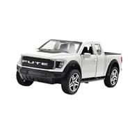 Sharplace Camioneta Miniatura, Escala 1:36, Fabricada en Metal, Modelo de Coche de Juguete, Decoración para Edades de 3 a 7 años, Idea de Regalo, Blanco