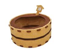Sharplace Casa para Gatos en Forma de Cama Escondite Y Barril Mueble Divertido de Fieltro de Alta Densidad con Ensamblaje Sin Herramientas Adecuado para Gatos, 47 Cm X 47 Cm X 21