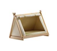 Sharplace Cat Tent Refugio para Mascotas con Base Elevada de Madera Cama Transpirable Tipo Cueva Compacta Accesorio para Gatos y Perros Pequeños Adecuado para, Esterilla de Verano