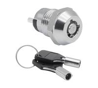 Sharplace Cerradura con Interruptor de Llave Electrónico, Conexión de Tubería para Operar, Tipo Extraíble con 2 Llaves, Aumenta La Seguridad, Doble Lado