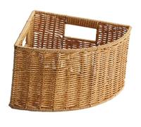 Sharplace Cesta de Almacenamiento de Esquina Triangular, Caja de Almacenamiento en Forma de Abanico, Cesto de Almacenaje, Cestas Organizadoras para Libros y Periódicos, L