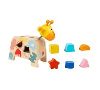 Sharplace Clasificador de Formas de Madera, Reconocimiento de Colores Y Formas Prácticas para Regalos Infantiles