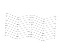 Sharplace Clips de Resorte para Luces Empotradas Clips de Resorte de Metal Irrompible para Luces Empotradas Accesorios para Extractores de Aire, 20 Piezas