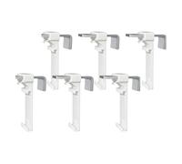 Sharplace Clips de Soporte para Ciego de Rodillo 6 Pares para instalación en Ventanas