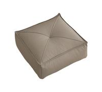 Sharplace Cojín de Suelo, Cojín Cuadrado de Suelo, PU, cojín de Meditación, Cojín para para Uso Interior Y Exterior, Lectura en Casa, Gris Oscuro, Individual