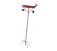 Sharplace Comedero para pájaros de jardín, Bebedero para pájaros Decorativo Resistente con Base de 5 Puntas, Regalos para Amantes de los pájaros para Patio al