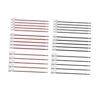 Sharplace Conector de Cable de Altavoz Hembra Plano, Kit de Empalme Rápido, Piezas de Reparación