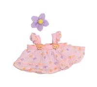 Sharplace Conjunto de 2 Piezas de Vestido de Princesa para Muñecas con Horquilla de Flores, Ideal para Muñecas de 20 Cm año, Rosa