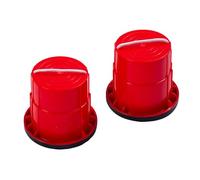 Sharplace Conjunto de 2 Piezas: Zancos, Zancos para Caminar, Juguete para Picnic, Juego, Zancos con Cubo, Juguete para Niños Y Niñas, Rojo