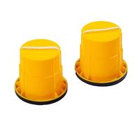 Sharplace Conjunto de 2 Piezas: Zancos, Zancos para Caminar, Juguete para Picnic, Juego, Zancos con Cubo, Juguete para Niños Y Niñas, Amarillo