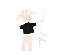 Sharplace Conjunto de Ropa Y Accesorios para Muñecas a Escala 1:12. Traje Completo Hecho a Mano para Figuras de 6 Pulgadas. Regalos de año, Blanco 5 Piezas