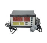 Sharplace Controlador de Temperatura Humedad Interfaz Intuitiva Pantalla Digital Cableado Gestión Plástico Electrónico Adecuada para Granjas Avícolas Domésticos, XM-18