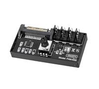 Sharplace Controlador de velocidad de ventilador PWM Control de concentrador de ventilador PWM Componentes de computadora Servidor profesional de 12 V