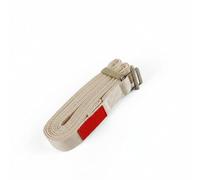 Sharplace Correa de Banda Elástica Cuerda de Ejercicio Cinta de Estiramiento con Hebilla Ajustable Material Suave Adecuado para Entrenamiento Deportivo Gimnasio Estudio, Beige, 4M