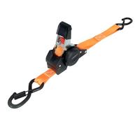Sharplace Correa de Retráctil Automática con Ganchos Dobles en Forma de S. Cinta de Poliéster Multifuncional para Asegurar La Carga. Accesorios Robustos, 2.5 Cm X 2 Metros