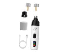 Sharplace Cortaúñas para Mascotas, Cuidado de, Silencioso, Portátil, Indoloro, con 3 Muelas Abrasivas, Eléctrico, Potente, Pulidor de Uñas de Los Pies.