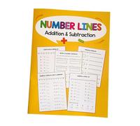 Sharplace Cuaderno de Ejercicios de Matemáticas, Suma Y Resta, Pruebas de Velocidad, Ejercicios de Matemáticas con Líneas Numéricas hasta 20 para Preescolar Y P