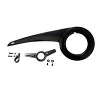 Sharplace Cubierta de Cadena para Bicicleta Protector Engranaje Plato Guardia Transmisión Carcasa Cuerpo Largo Estética Moderna, Array, 908 Negro, 32-38 Dientes
