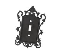 Sharplace Cubierta de luz, tapa de interruptor, decoración rústica antigua, placa de interruptor de cocina, tapa de enchufe, Style a