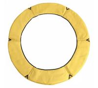 Sharplace Cubierta de Protector de Borde Almohadilla de Espuma Funda de Oxford Resistente para Trampolines con Estructura y Bandas Elásticas Adecuada para Niños, Amarillo, 1.5M