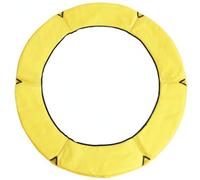 Sharplace Cubierta de Protector de Borde Almohadilla de Espuma Funda de Oxford Resistente para Trampolines con Estructura y Bandas Elásticas Adecuada para Niños, Amarillo, 1.2M