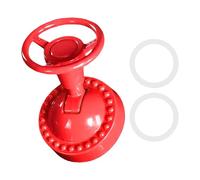 Sharplace Cubierta Protectora para Botones de Coche, Botón de Arranque, Diseño Exclusivo Y Decorativo para Interiores. Accesorio Compacto, Rojo