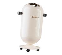 Sharplace Cubo de Basura con Ruedas, Doble Cubeta, 20 litros, Pulsador, para Aparador de Cocina, Blanco, Individual