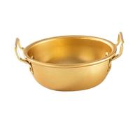Sharplace Cuenco de Arroz de Aluminio, Utensilio de Cocina Tradicional Y Elegante, Cuenco de Sopa de Viaje, Cuenco de Comida para La Cena, Hotel, Hogar, Barbaco, tal como se describe, 13.5 Cm