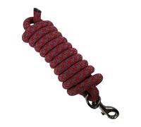 Sharplace Cuerda de para Caballos, 250 cm, Accesorio Ecuestre práctico, Cuerda de Reforzada para Jugar, pasear y exhibir, Gris Rojo