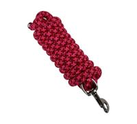 Sharplace Cuerda de para Caballos, 250 cm, Accesorio Ecuestre práctico, Cuerda de Reforzada para Jugar, pasear y exhibir, Rojo Rosa