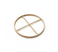 Sharplace de Bambú Bambú Móvil Decorativo Colgante Estructura Artesanal Base para Proyectos Diy Adecuado para Decoración del Hogar Dormitorio de Bebé Cuna Infantil, 16CM Con 8 Agujeros