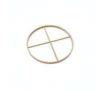 Sharplace de Bambú Bambú Móvil Decorativo Colgante Estructura Artesanal Base para Proyectos Diy Adecuado para Decoración del Hogar Dormitorio de Bebé Cuna Infantil, 20CM Con 20 Agujeros