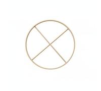 Sharplace de Bambú Bambú Móvil Decorativo Colgante Estructura Artesanal Base para Proyectos Diy Adecuado para Decoración del Hogar Dormitorio de Bebé Cuna Infantil, 23CM Con 20 Agujeros