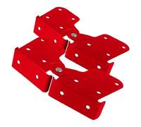 Sharplace de Escalera de ático de Aleación de Aluminio de 2 Piezas, Fácil de Instalar, de Escalera de Tijera para Escaleras de ático, Bisagra Plana