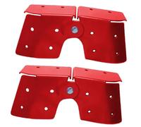 Sharplace de Escalera de ático de Aleación de Aluminio de 2 Piezas, Fácil de Instalar, de Escalera de Tijera para Escaleras de ático, Bisagra Curva