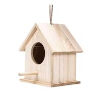 Sharplace de Pájaros de Madera, Colgante para Pájaros, Accesorios de Jardín, Adorno de Repuesto, Nido para Pájaros de Balcón, Pinzón, Golondrina.