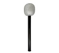 Sharplace Disfraz de Canto Falso, Juguete de Utilería, Espectáculo de Actividades, Grabación para El Día de, Juguete, Regalos para Niñas Y Niños, Negro Plata