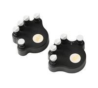 Sharplace Dispositivo de Entrenamiento de Dedos para Piano de 2 Piezas con Entrenador de Agarre de Mano Y Efecto de Sonido, Ayuda para Ejercicios, Herramienta D, Negro