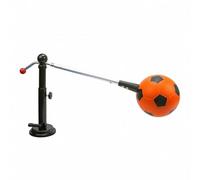 Sharplace Dispositivo de Entrenamiento de Fútbol Herramienta de Práctica Dispositivo Vertical Regulable Brazo Que Sujeta el Balón de Manera Segura y Base, Negro Naranja