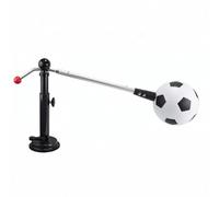 Sharplace Dispositivo de Entrenamiento de Fútbol Herramienta de Práctica Dispositivo Vertical Regulable Brazo Que Sujeta el Balón de Manera Segura y Base, Negro Blanco