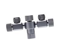 Sharplace Divisor de CO2 para Acuario, Profesional, Doble Salida para Tanque de Césped, Válvula de Aguja