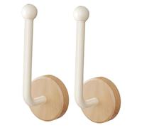 Sharplace Dos Ganchos de Pared para Guantes de Boxeo, Ideales para Gimnasios. Cuélgalos para Que Se Sequen. Fácil Instalación. Soporte Resistente para Guantes D, Madera