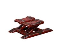 Sharplace Elevador de Garaje para Coche a Escala 1/64, Microescena de Garaje, Decoración, Escena de Tienda Creativa, Simulación Robusta, Elevador de Coche en Mi, Rojo